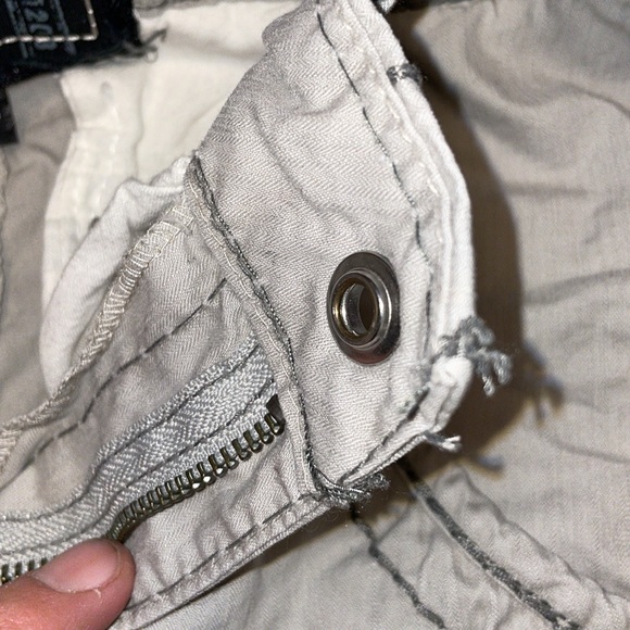 GUESS Jeans high end Designer Cargo shorts size 33 like NEw denim Jean short - Picture 10 of 12